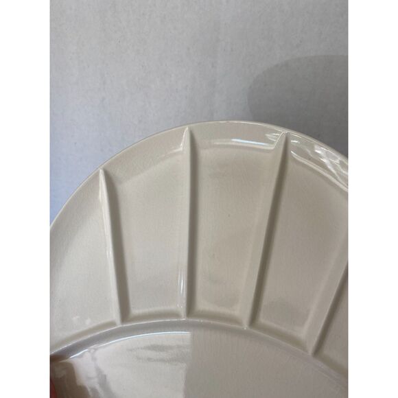 9 1/4" White Fondue Plates Vintage Set of 3 Japan - Picture 5 of 9